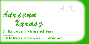 adrienn karasz business card